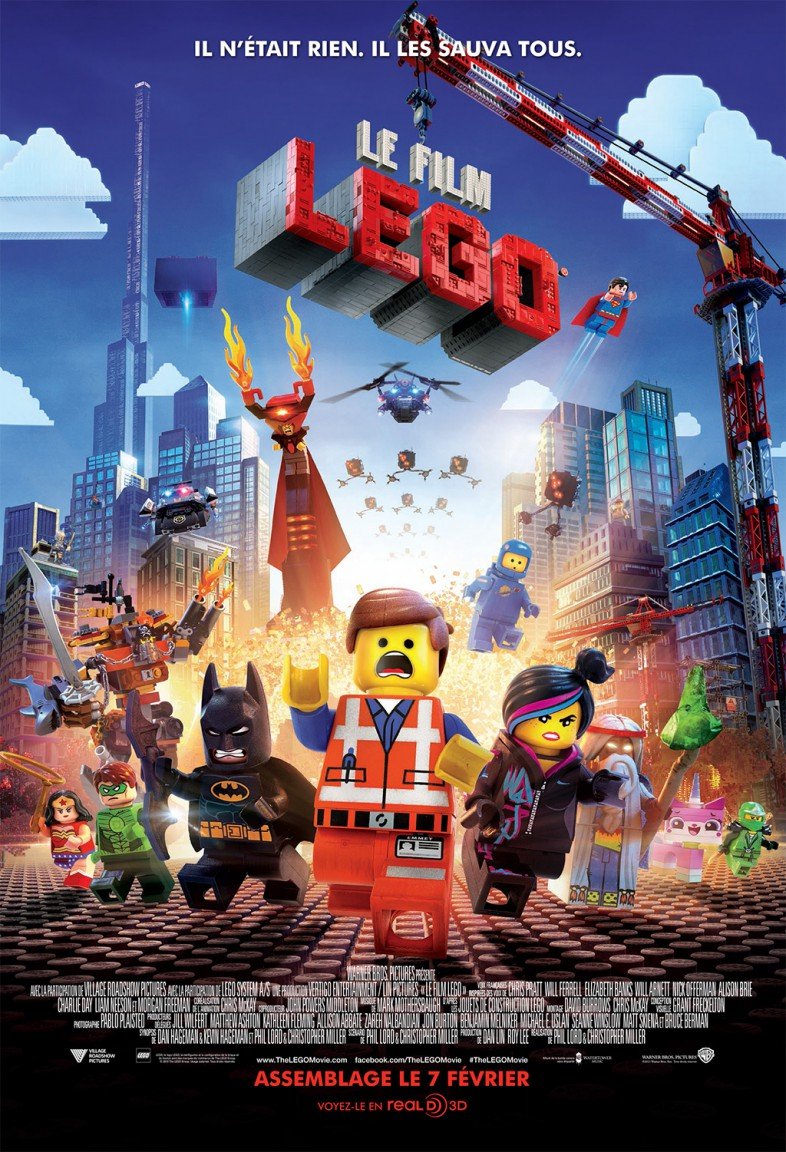L'affiche du film Le Film Lego v.f.