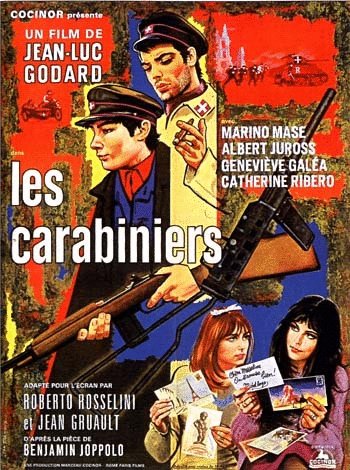 L'affiche du film Les Carabiniers