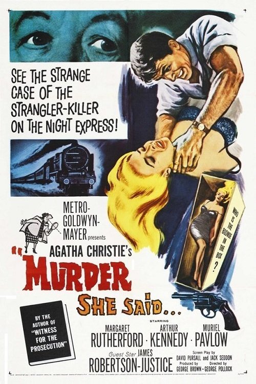 L'affiche du film Murder She Said