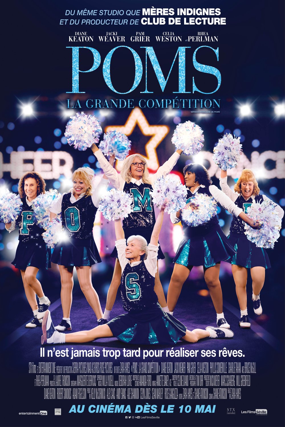 L'affiche du film Poms: La grande compétition