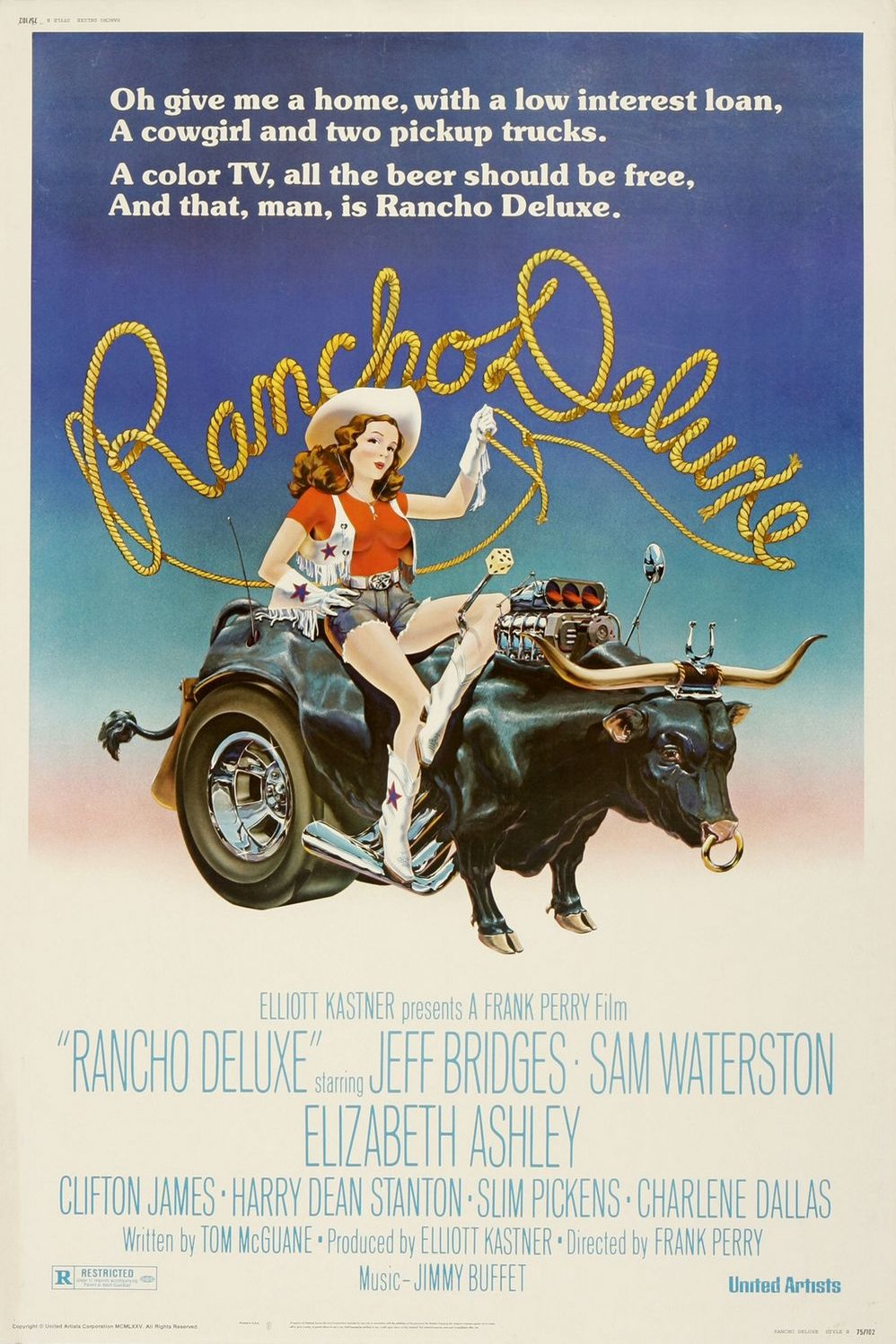 L'affiche du film Rancho Deluxe
