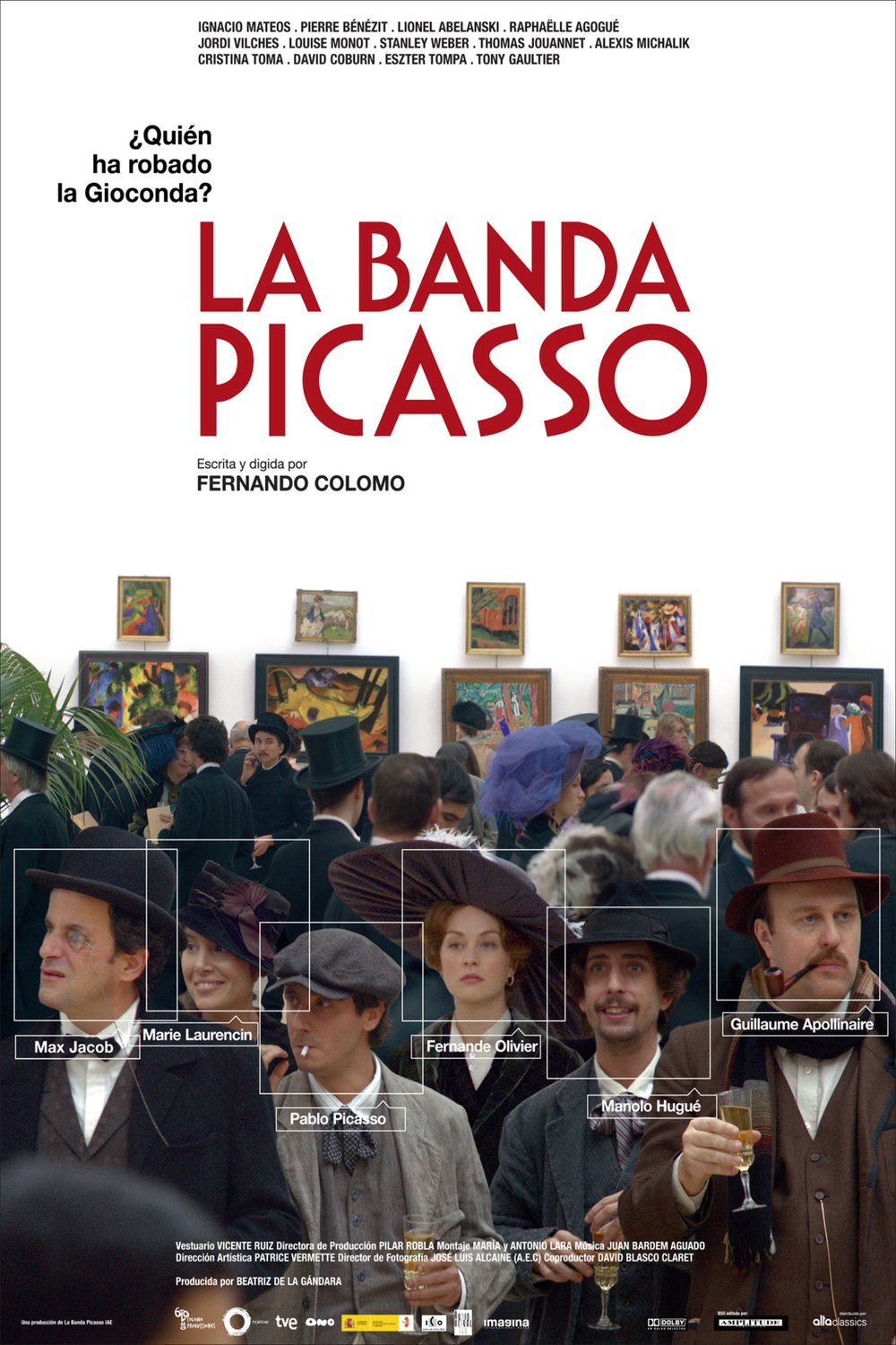 Spanish poster of the movie La Banda Picasso