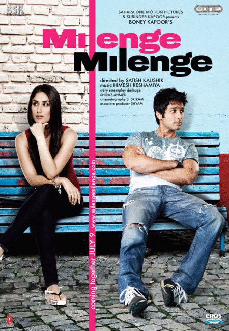 Hindi poster of the movie Milenge Milenge