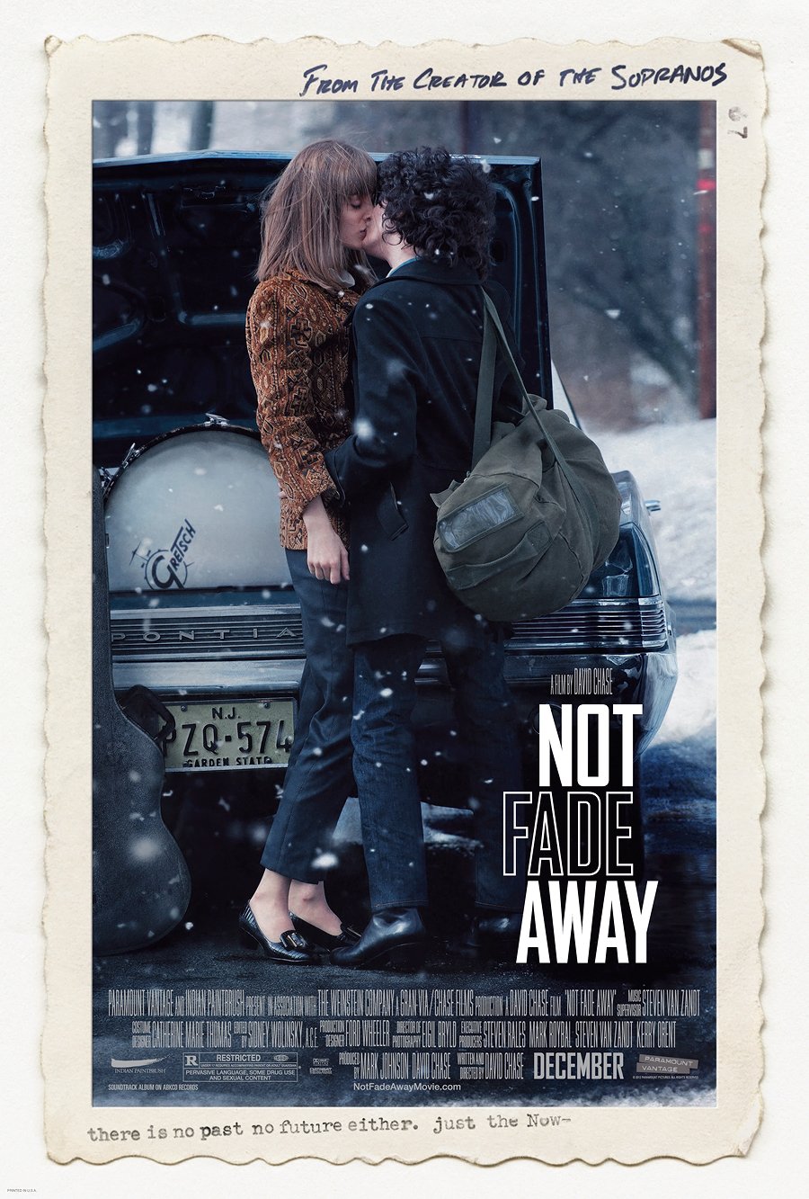L'affiche du film Not Fade Away