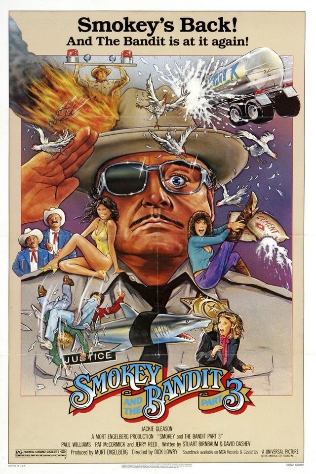 L'affiche du film Smokey and the Bandit Part 3