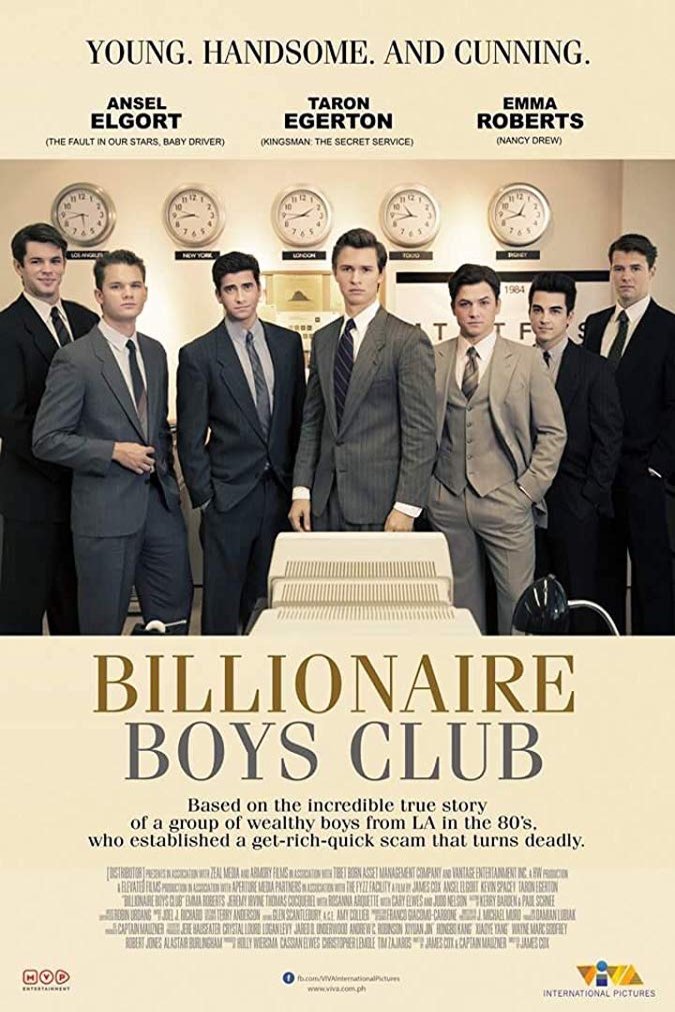 L'affiche du film Billionaire Boys Club