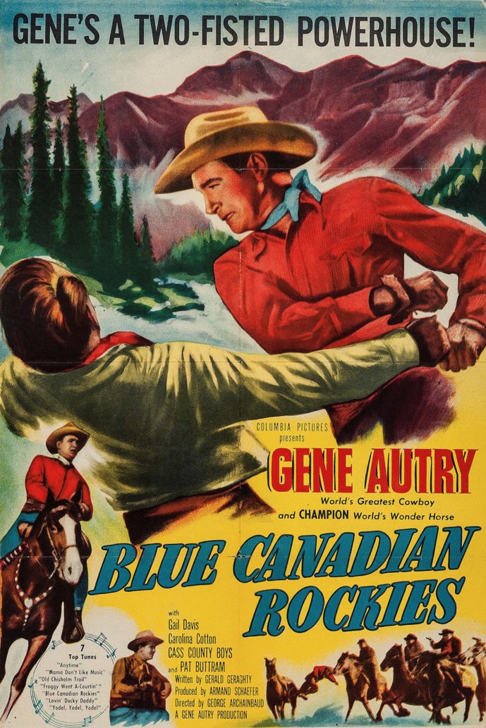 L'affiche du film Blue Canadian Rockies