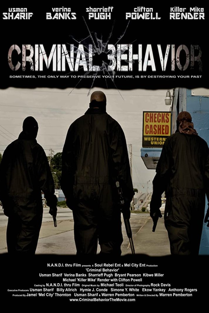 L'affiche du film Criminal Behavior