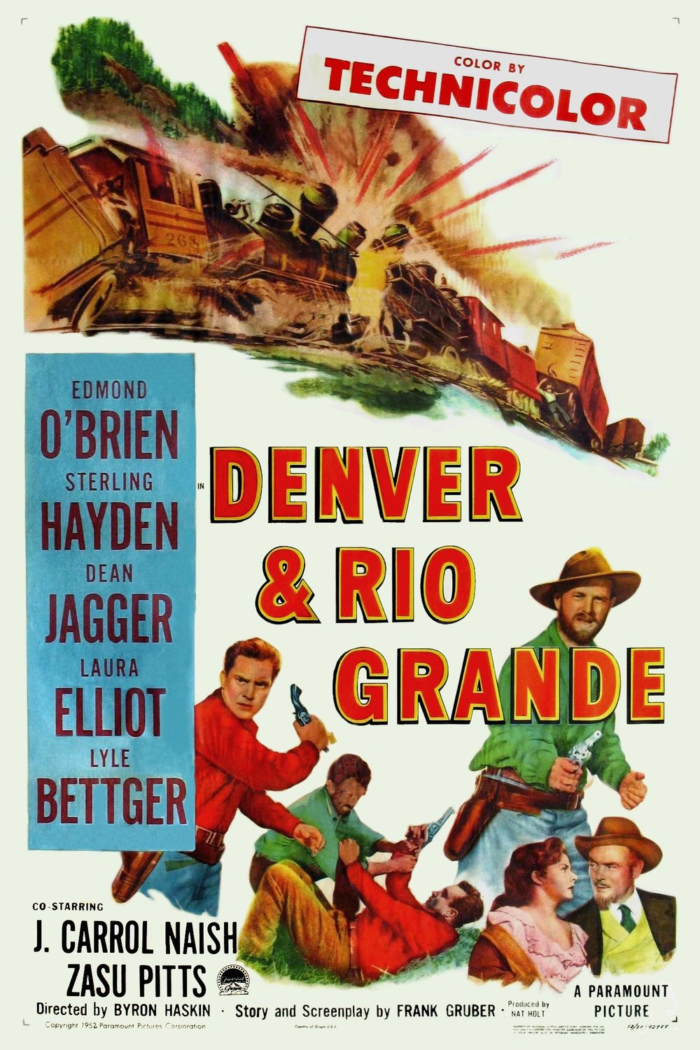 L'affiche du film Denver and Rio Grande