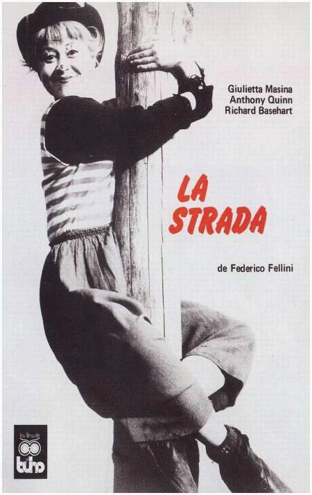 L'affiche originale du film La Strada en italien