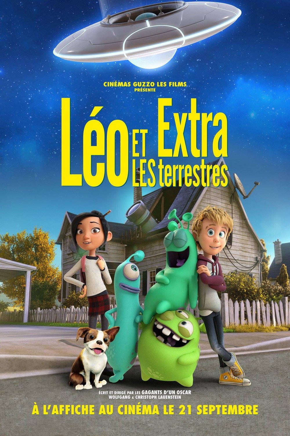 L'affiche du film Léo et les extra-terrestres