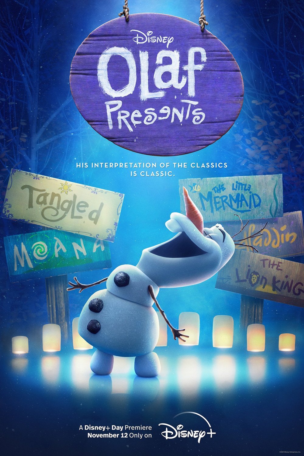 L'affiche du film Olaf Presents