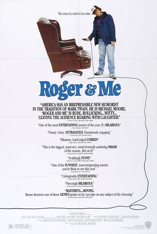 L'affiche du film Roger and Me