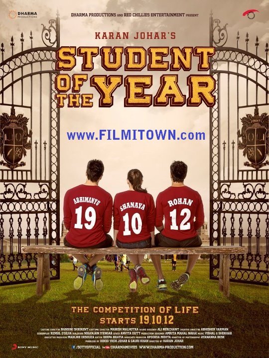 L'affiche du film Student of the Year