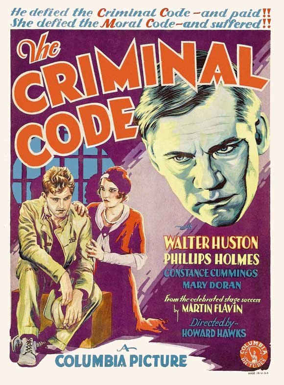 L'affiche du film The Criminal Code