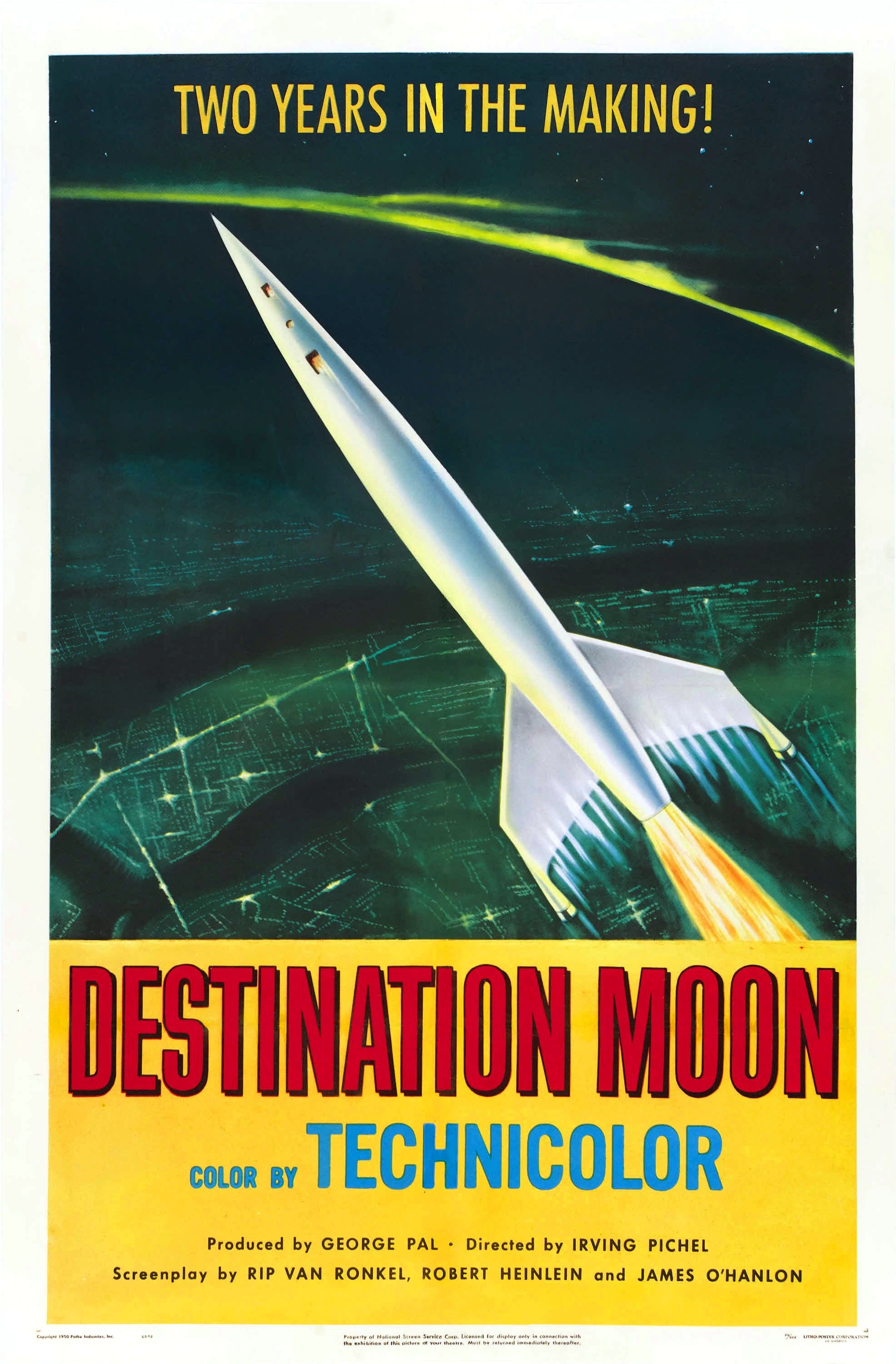 L'affiche du film Destination Moon