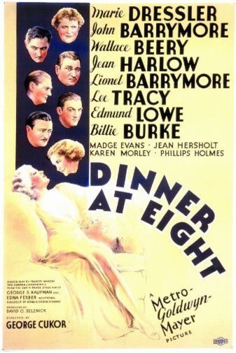 L'affiche du film Dinner at Eight