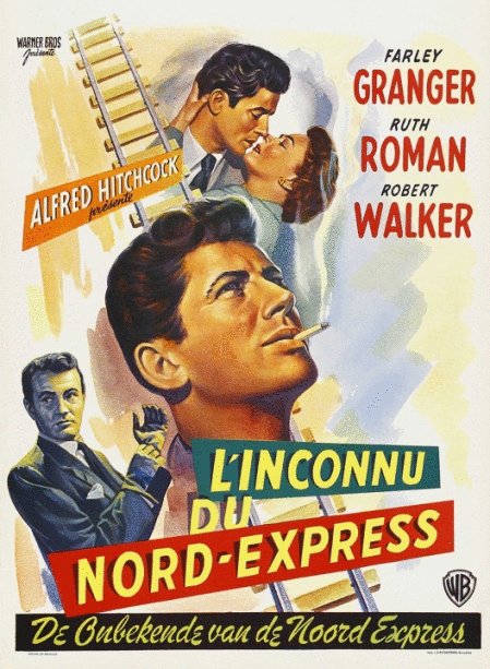 L'affiche du film L'Inconnu du Nord Express