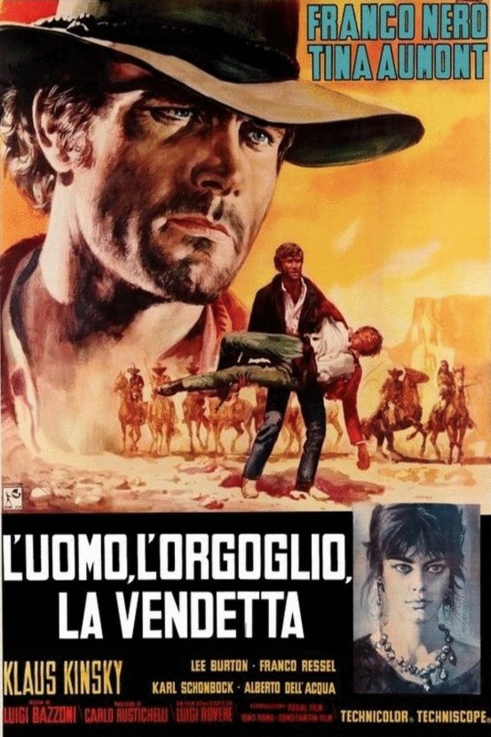 L'affiche originale du film L'uomo, l'orgoglio, la vendetta en italien