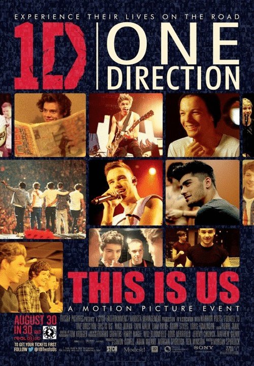 L'affiche du film One Direction: This Is Us