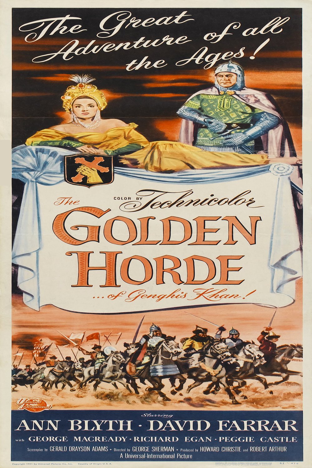 L'affiche du film The Golden Horde