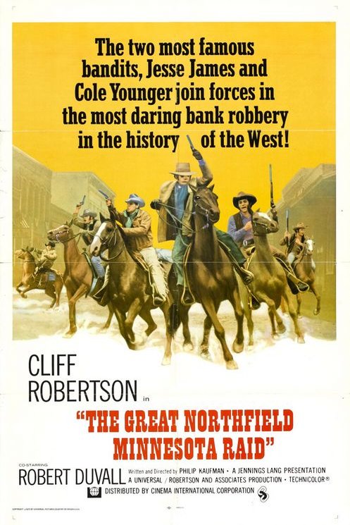 L'affiche du film The Great Northfield Minnesota Raid