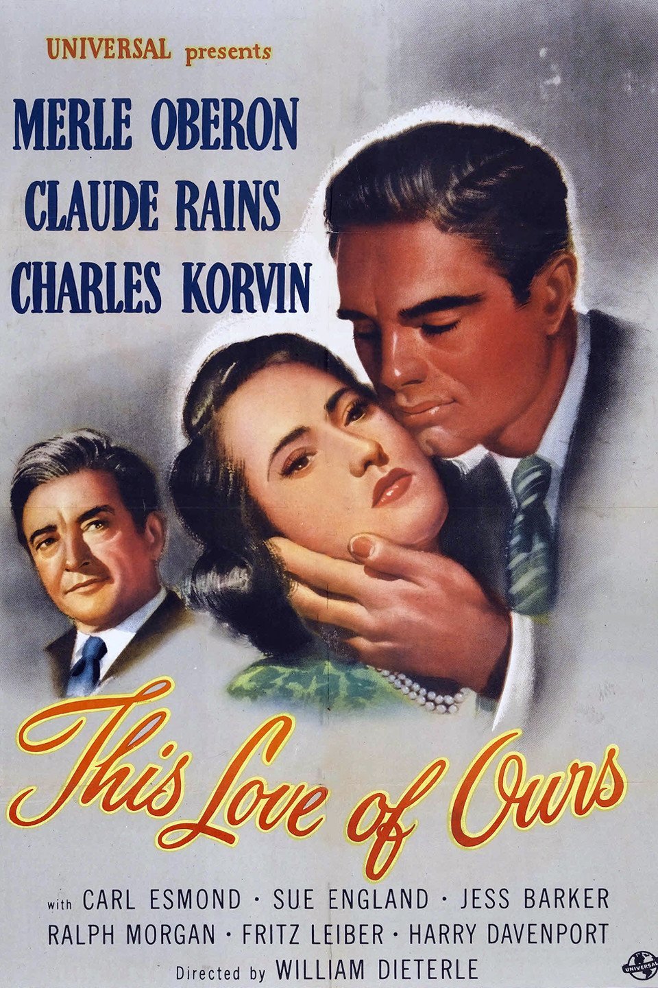 L'affiche du film This Love of Ours