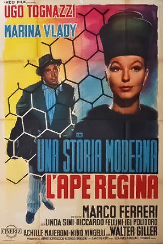 L'affiche originale du film Una storia moderna - L'ape regina en italien