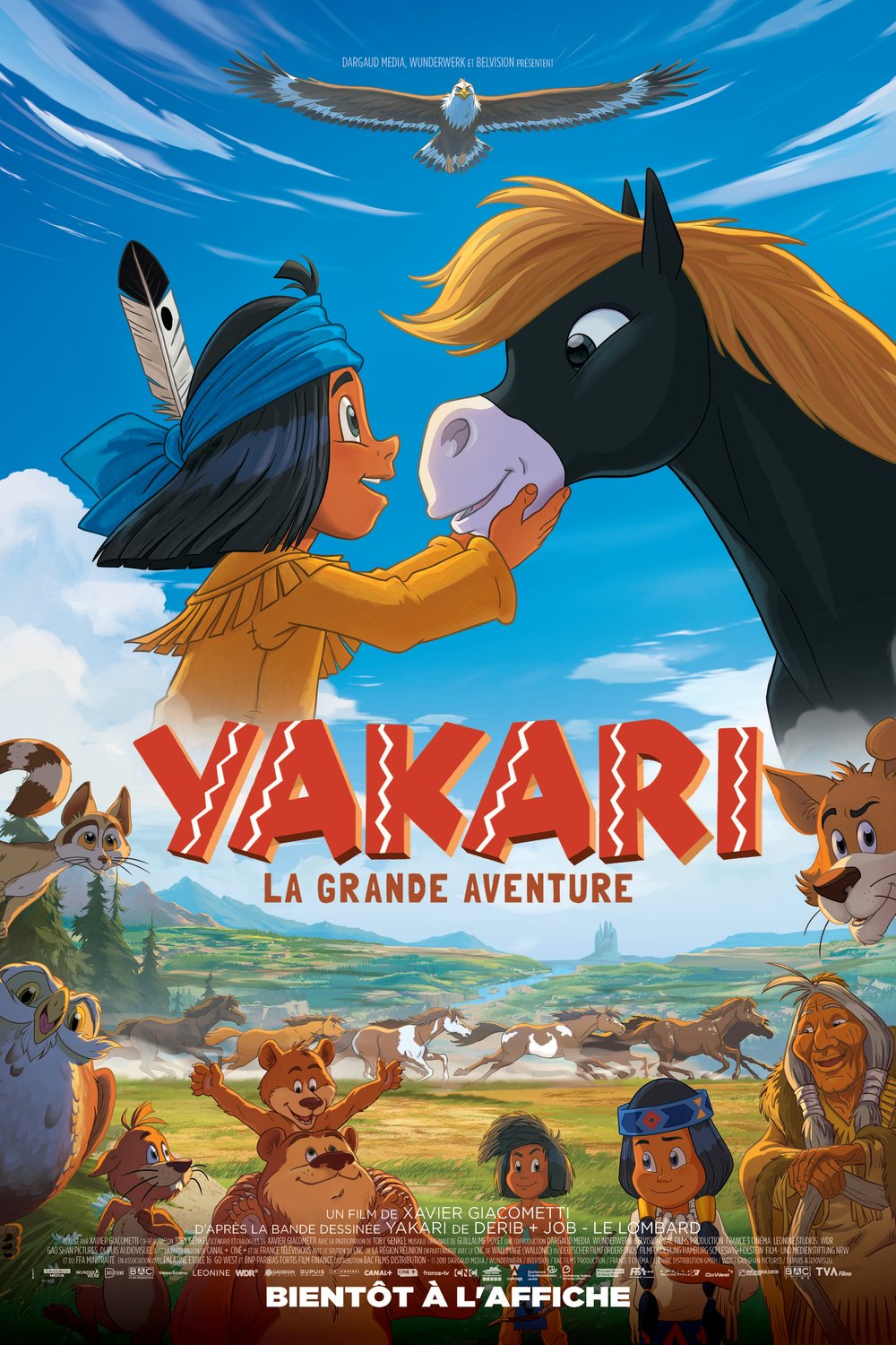 L'affiche du film Yakari, la grande aventure