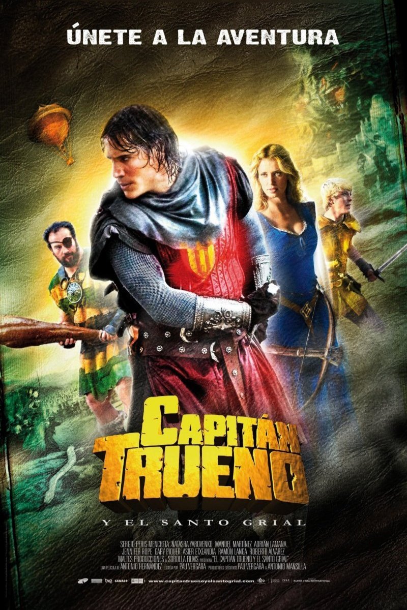 Spanish poster of the movie El Capitán Trueno y el Santo Grial