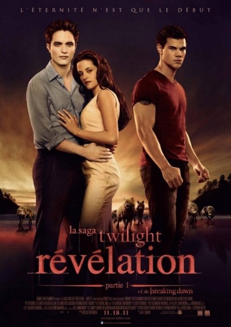 L'affiche du film La Saga Twilight: Révélation - Partie 1