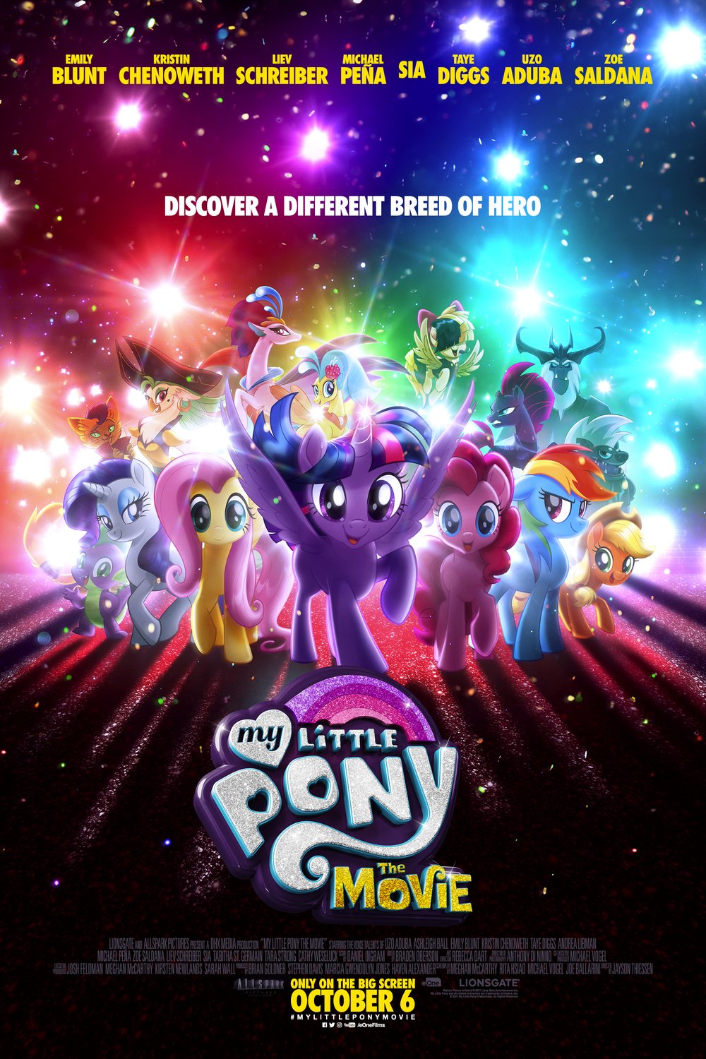 L'affiche du film My Little Pony: The Movie