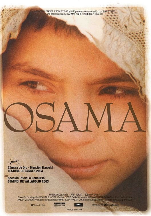 L'affiche originale du film Osama en Dari