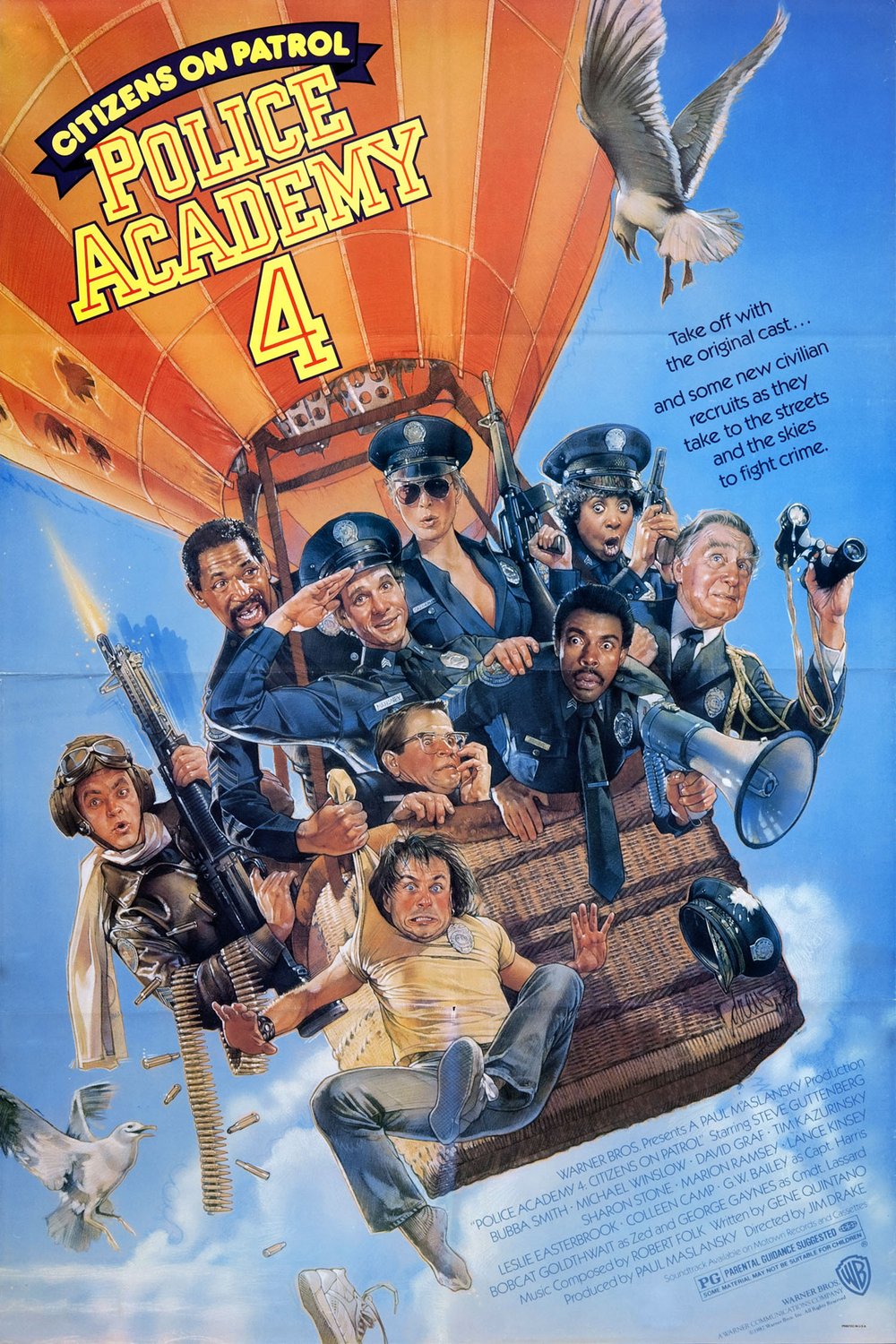 L'affiche du film Police Academy 4: Citizens on Patrol