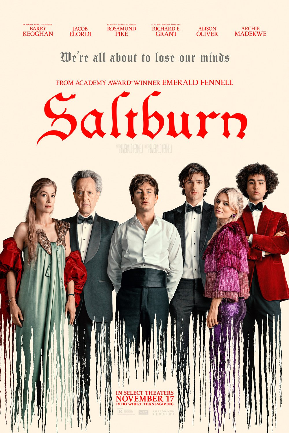 L'affiche du film Saltburn