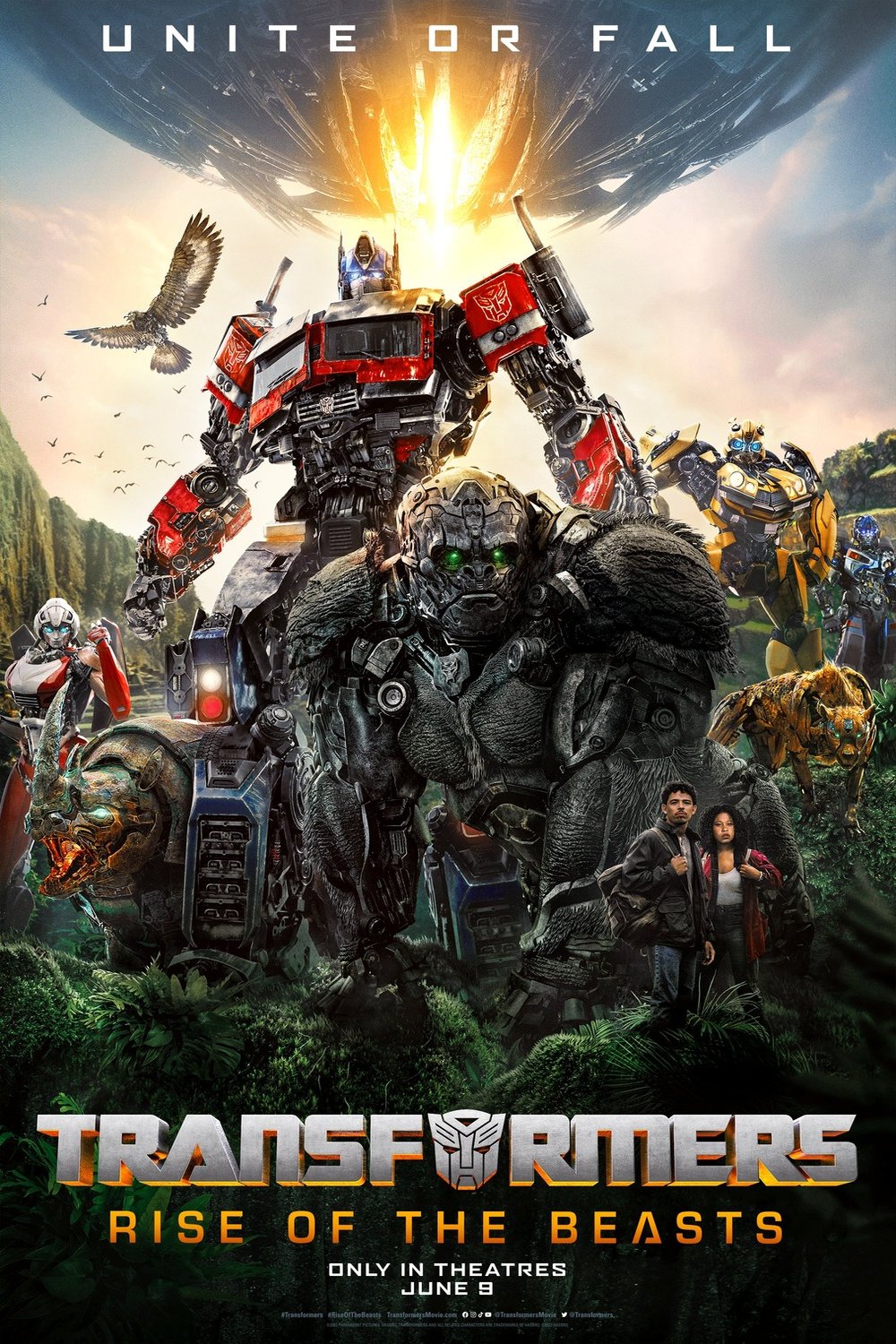 L'affiche du film Transformers: Rise of the Beasts