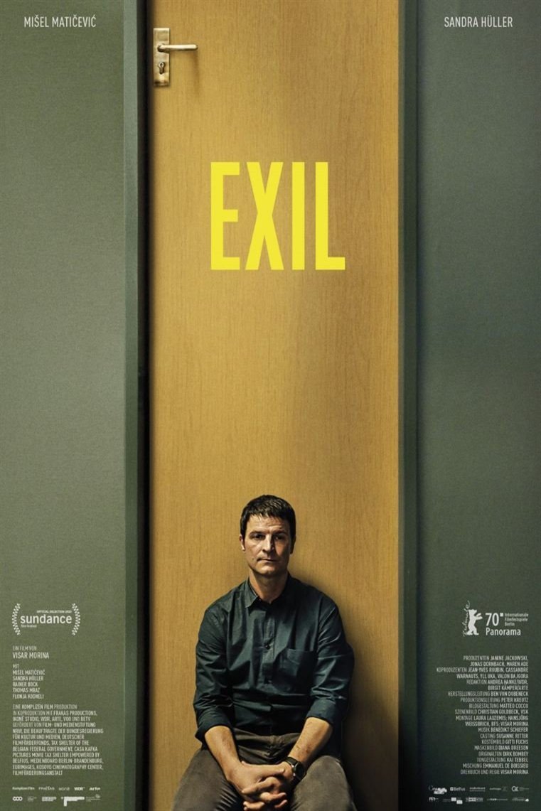 German poster of the movie Exil