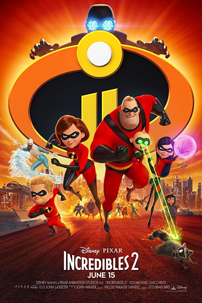 L'affiche du film Incredibles 2