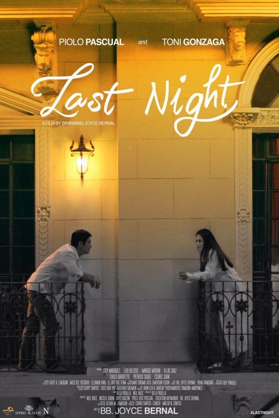 Filipino poster of the movie Last Night