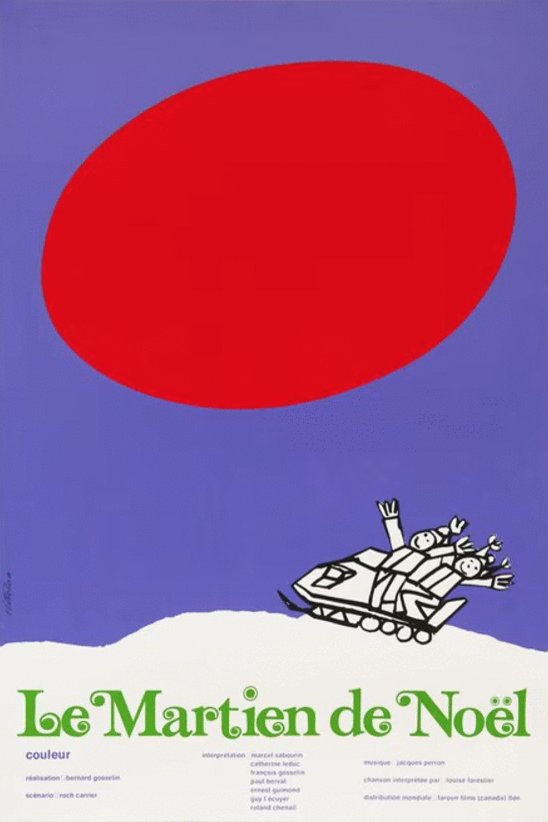L'affiche du film The Christmas Martian