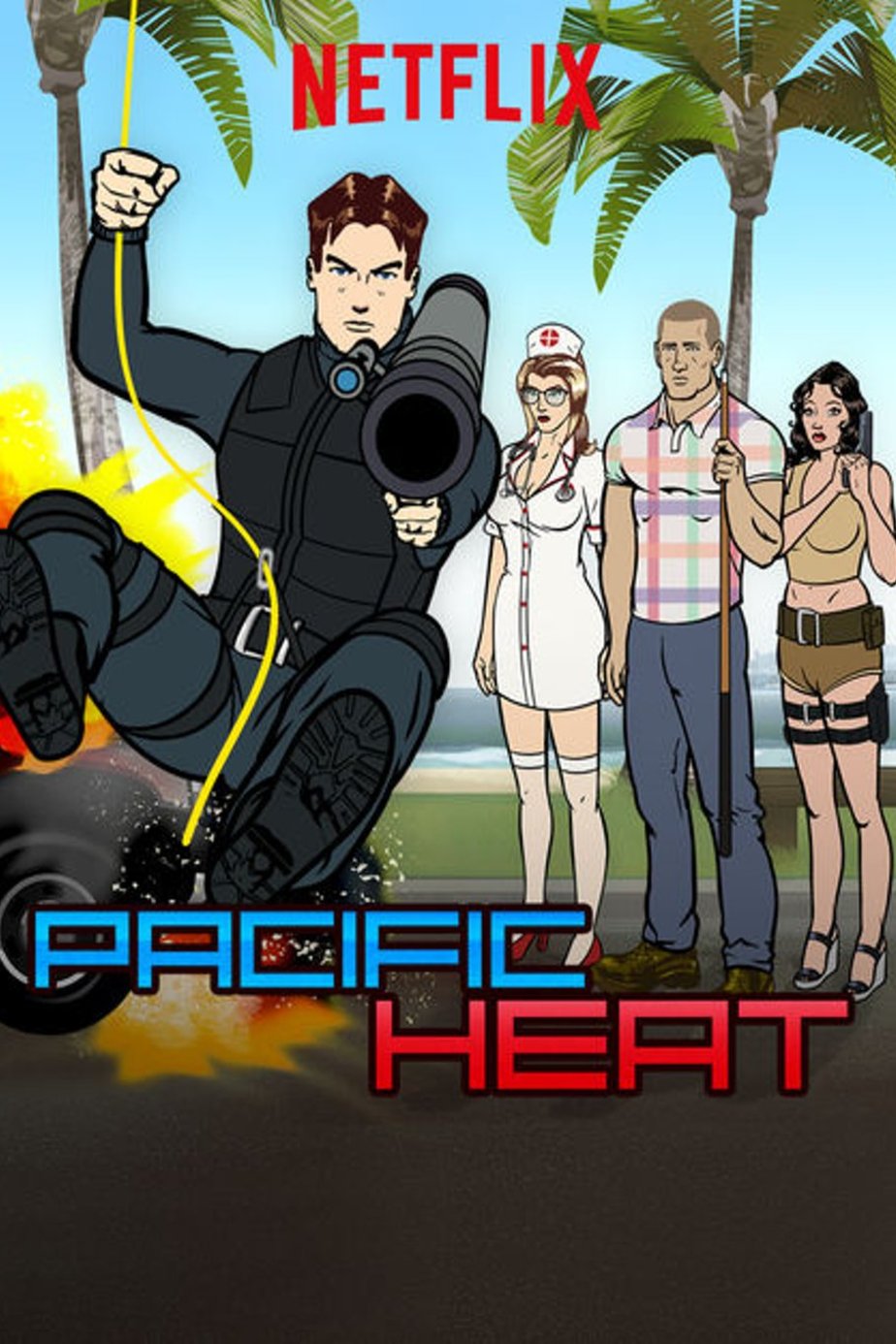 L'affiche du film Pacific Heat