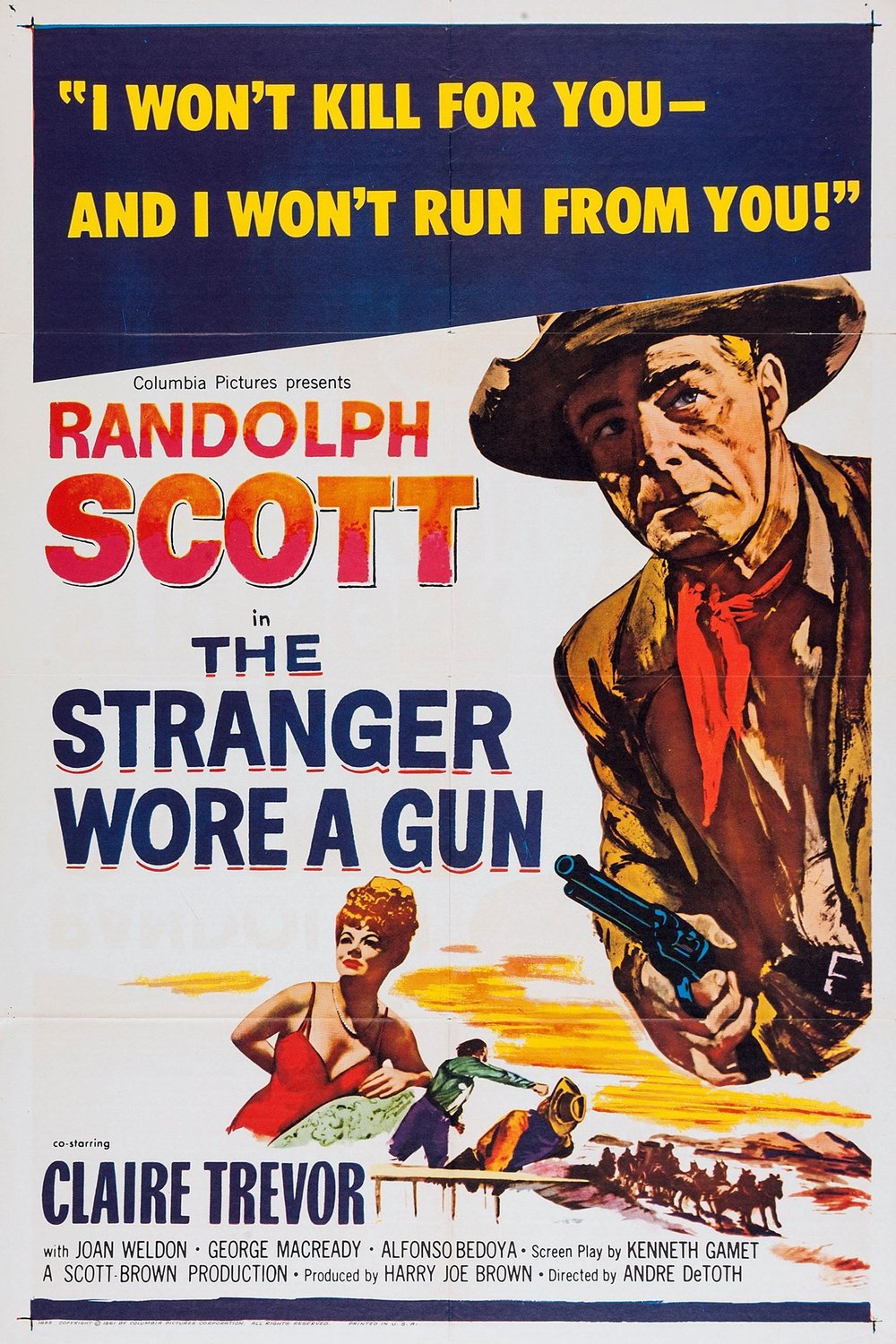 L'affiche du film The Stranger Wore a Gun