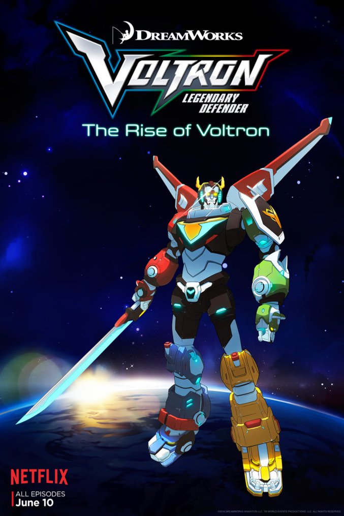 L'affiche du film Voltron: Legendary Defender