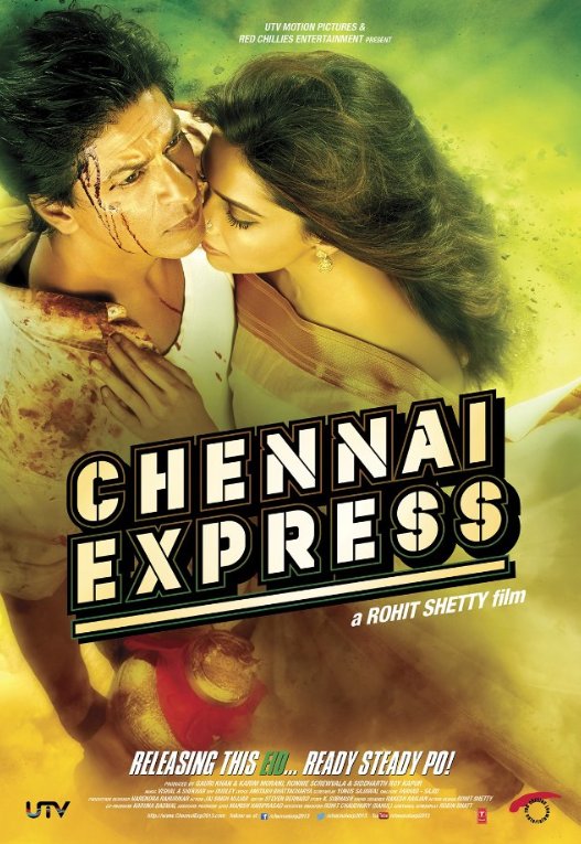 L'affiche originale du film Chennai Express en Hindi