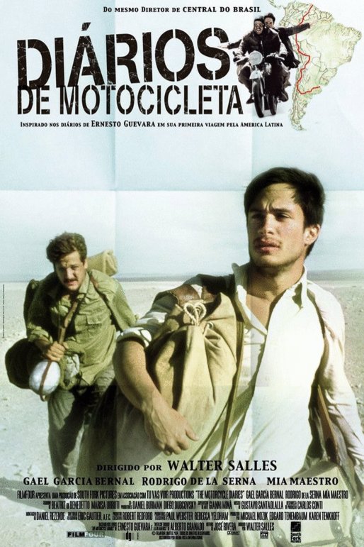 L'affiche originale du film Diarios de motocicleta en espagnol