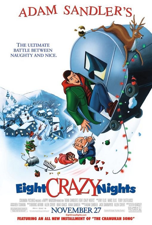 L'affiche du film Eight Crazy Nights