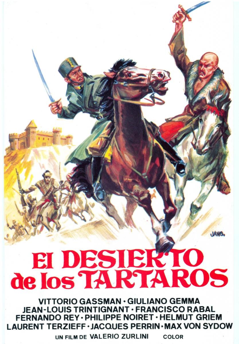L'affiche originale du film Le Desert des Tartars en italien