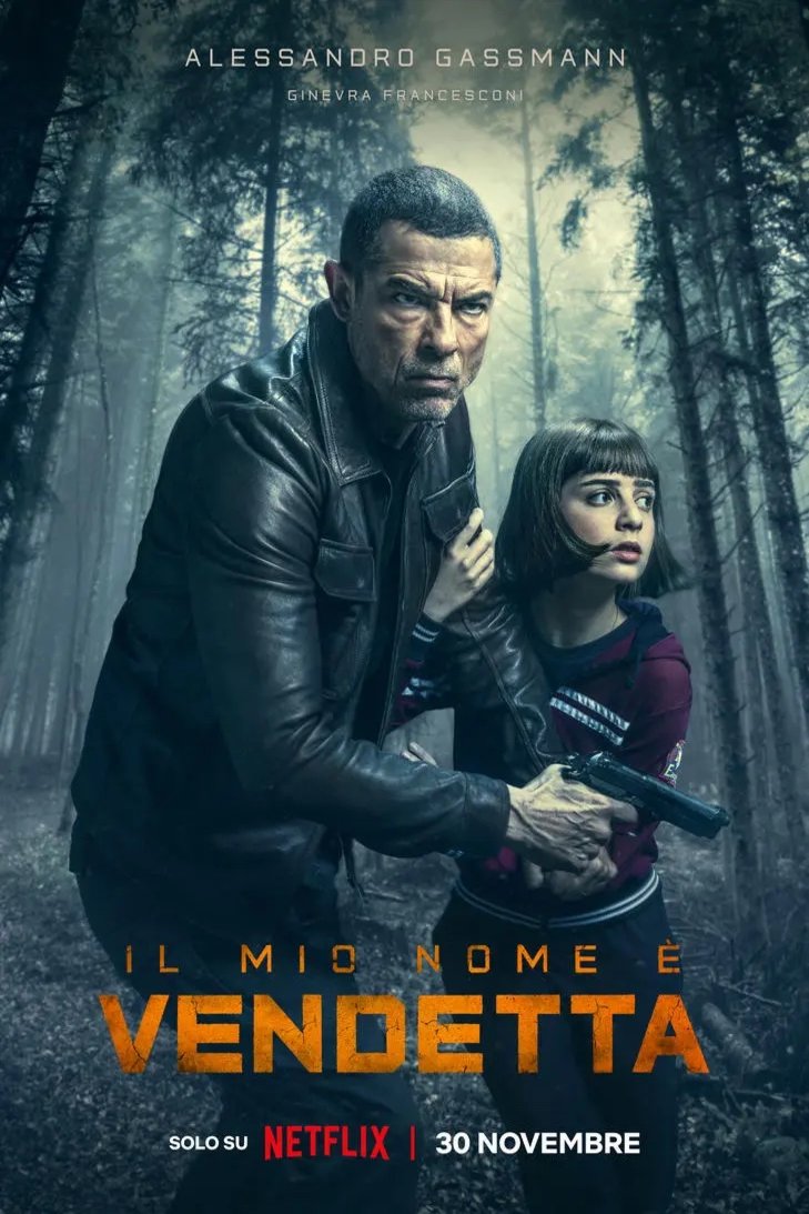 L'affiche originale du film Il mio nome è vendetta en italien