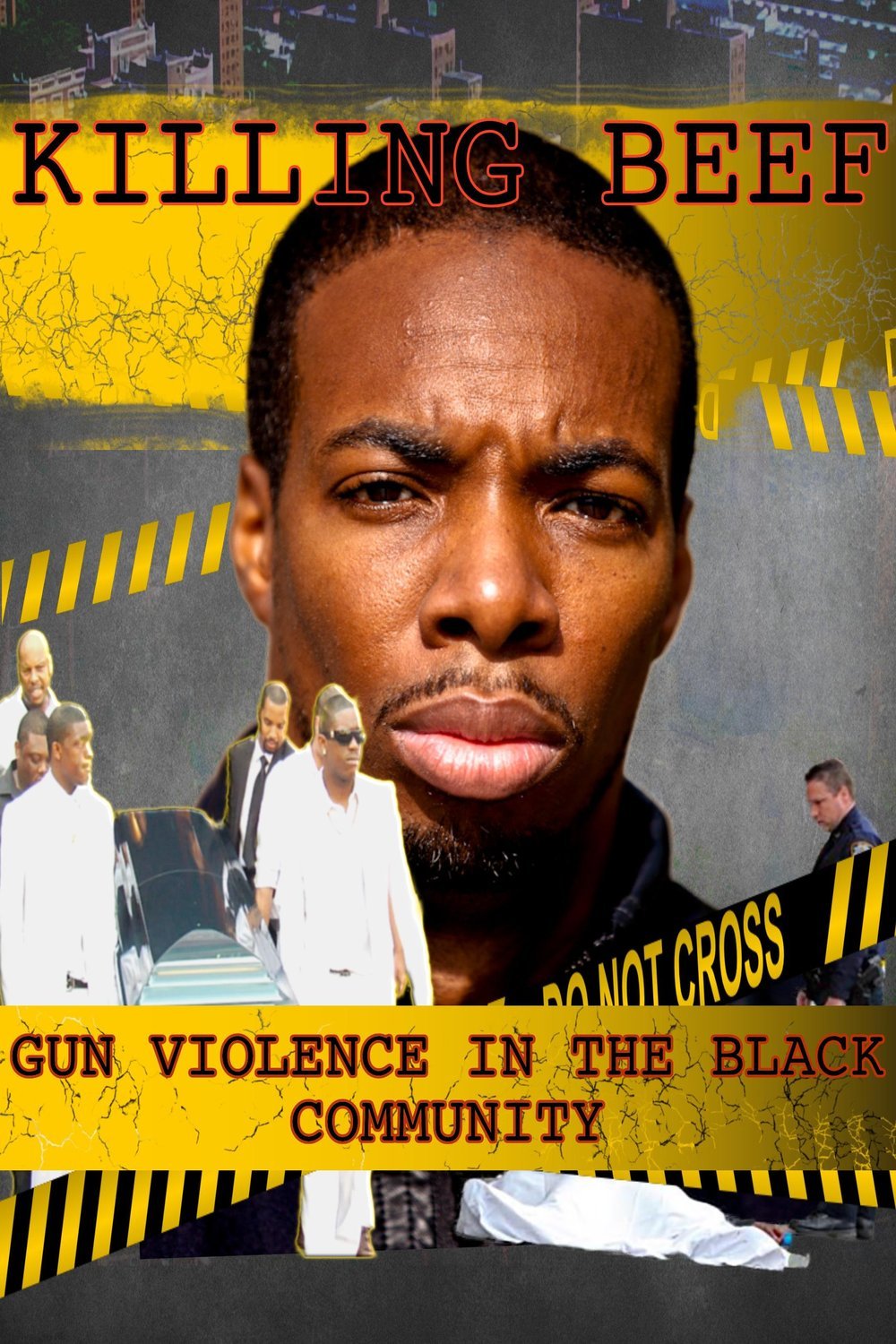 L'affiche du film KILLING BEEF 'Gun Violence in the Black Community'