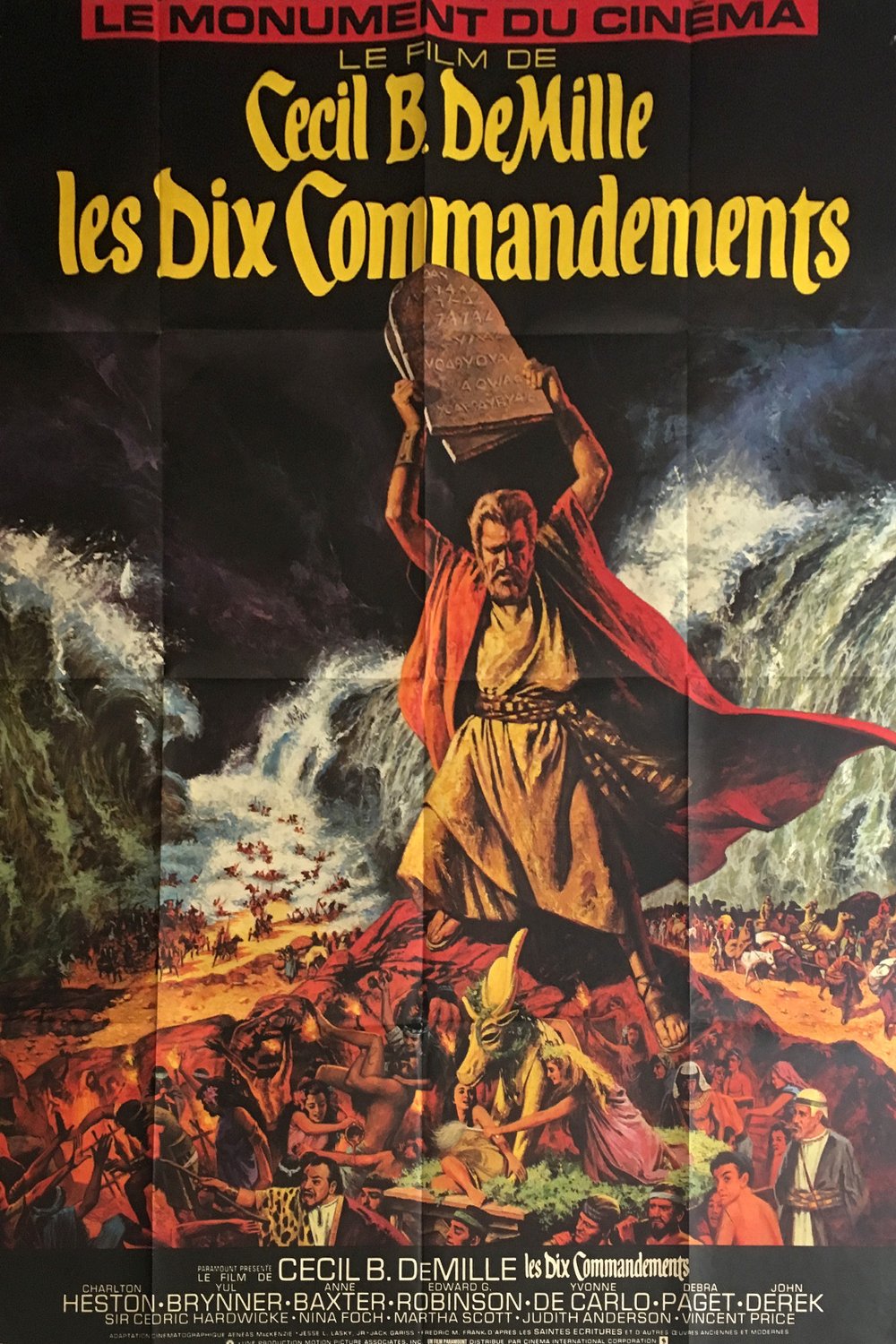 L'affiche du film Les Dix Commendements